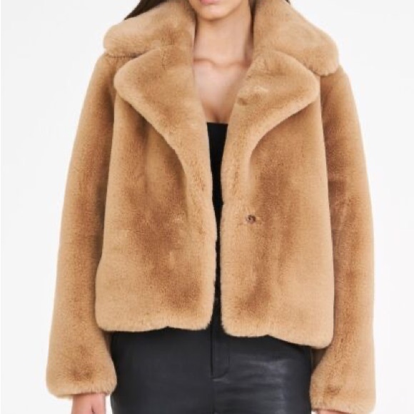 Soia & Kyo Faux Fur Emmauelle Jacket - Longer Version - Picture 1 of 4